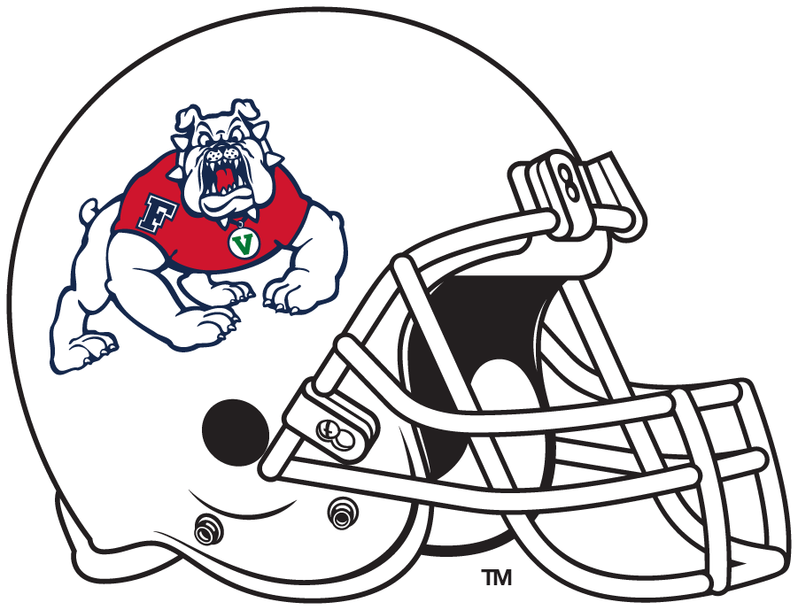 Fresno State Bulldogs 2020-Pres Helmet Logo v2 DIY iron on transfer (heat transfer)